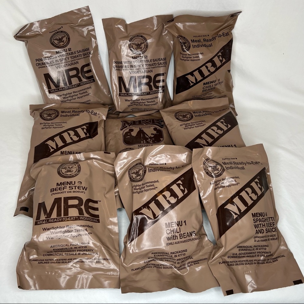You choose your own flavor. US Military MRE Meal Ready to Eat Wornick Amerqual.